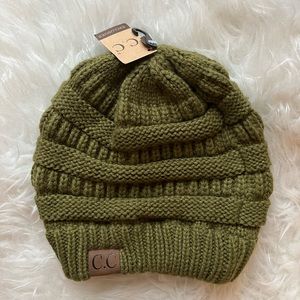C.C Exclusives Green Beanie Hat